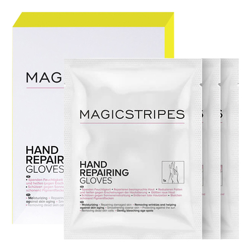 Magicstripes Hand Repairing Gloves - 3 Pairs on white background