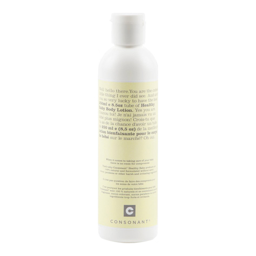 Consonant Healthy Baby Body Lotion on white background