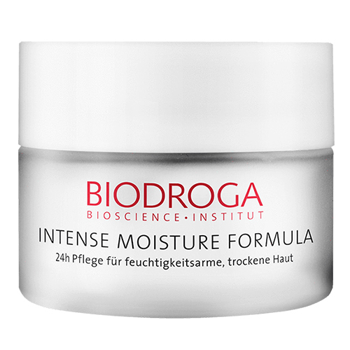 Biodroga Intense Moisture Formula 24-Hour Care for Dry Skin on white background