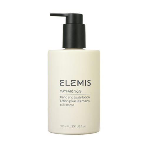 Elemis Mayfair No.9 Hand and Body Lotion on white background