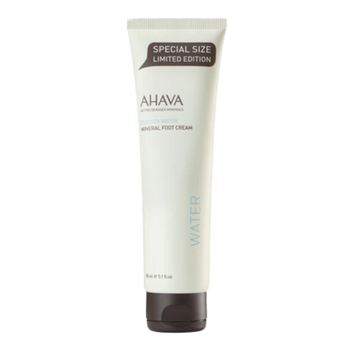 Ahava Mineral Foot Cream 50% More Limited Edition on white background