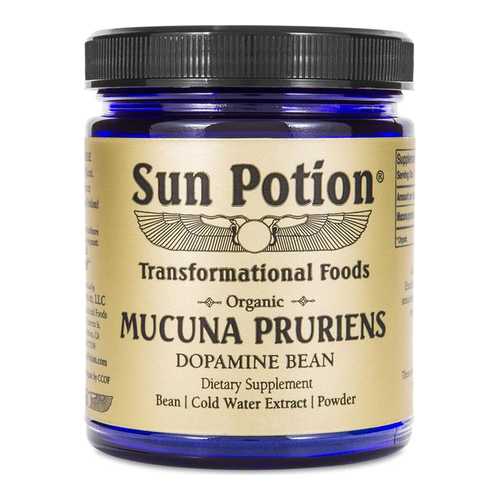 Sun Potion Mucuna Pruriens Powder (Organic) on white background
