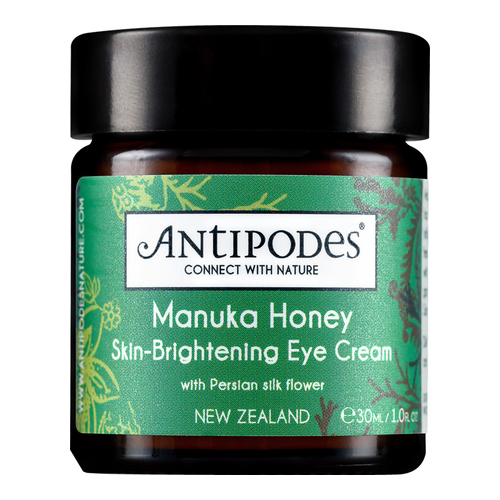 Antipodes  Manuka Honey Skin-Brightening Eye Cream on white background