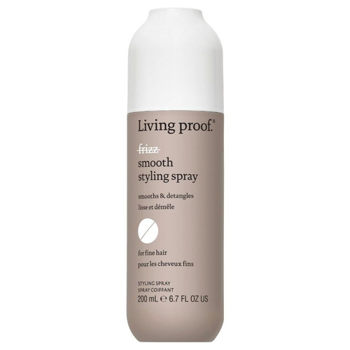Living Proof No Frizz Smooth Styling Spray on white background