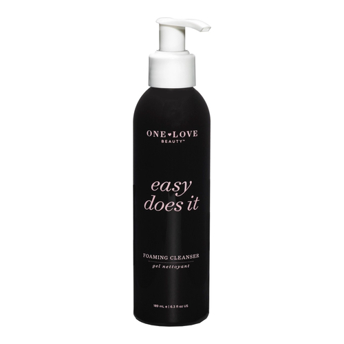 One Love Organics Easy Does It Foaming Cleanser on white background