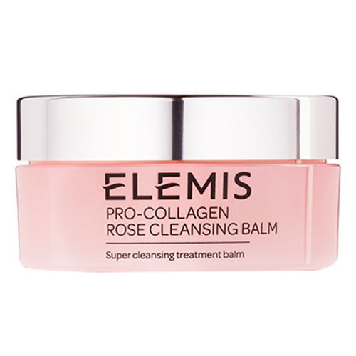 Elemis Pro-Collagen Rose Cleansing Balm on white background