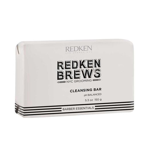 Redken Brews Cleansing Bar pH Balanced on white background