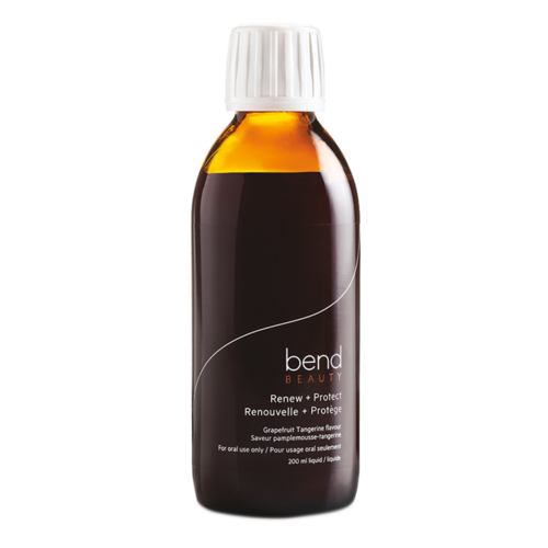 Bend Beauty Renew + Protect Liquid on white background