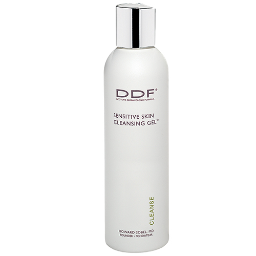 DDF Sensitive Skin Cleansing Gel on white background