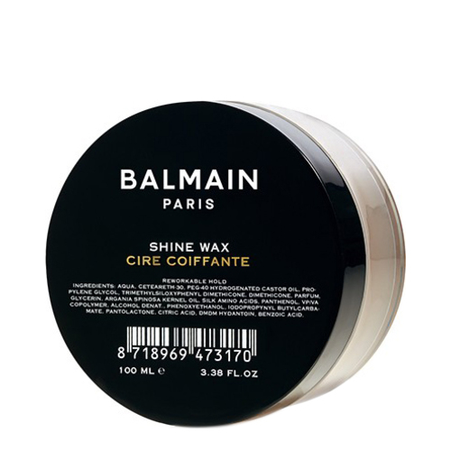 BALMAIN Paris Hair Couture Shine Wax on white background