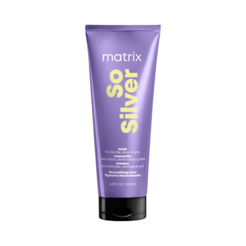 Matrix So Silver Triple Power Toning Hair Mask for Blonde and Silver Hair on white background