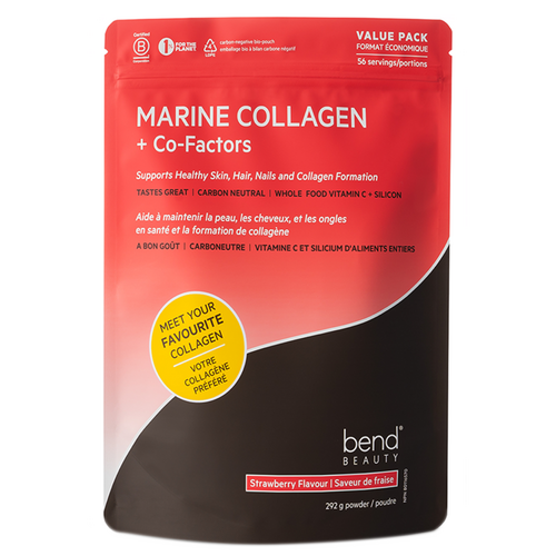 Bend Beauty Strawberry Marine Collagen + Co-Factors on white background