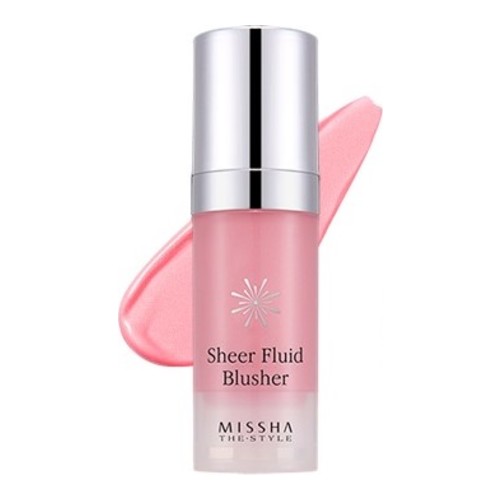 MISSHA The Style Sheer Fluid Blusher No.1 | Aurora Pink, 10ml/0.3 fl oz