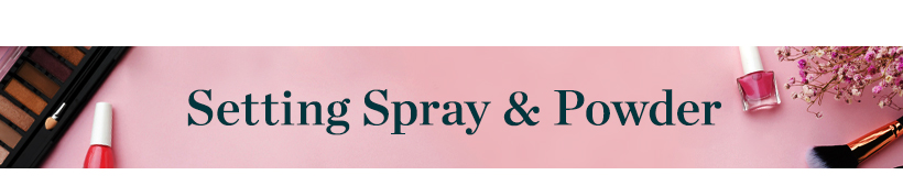 Setting Spray and Powder Banner