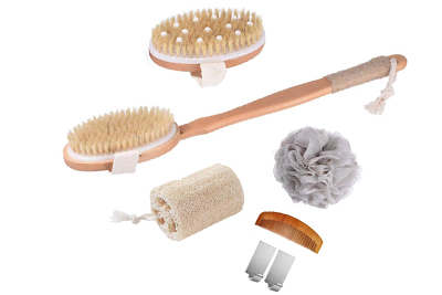 Mechanical exfoliation skincare concept