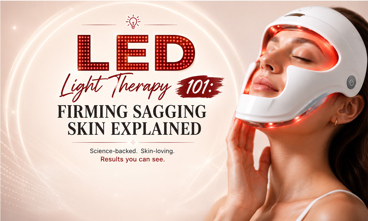 LED Light Therapy 101: Firming Sagging Skin Explained