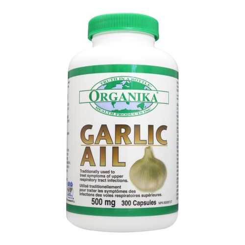 Organika Garlic, 300 x 500mg/7.5 grain