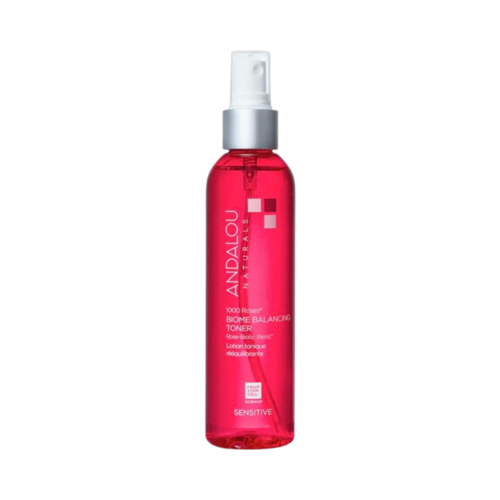 Andalou Naturals 1000 Roses Biome Balancing Toner, 178ml/6.02 fl oz Andalou Naturals 1000 Roses Biome Balancing Toner on white background