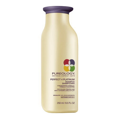 Pureology Perfect 4 Platinum Shampoo on white background