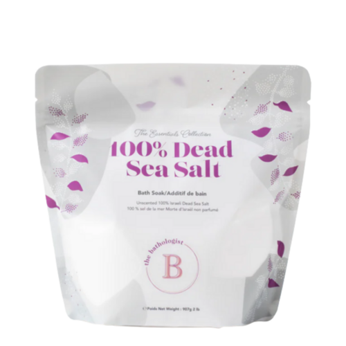 The Bathologist 100% Dead Sea Salt Bath Soak Unscented on white background