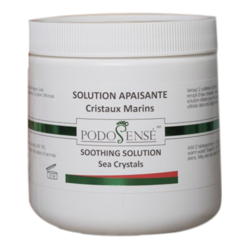 Podosense  Solution Sea Crystals Soothing (Apple Cider Vinegar and Ginger), 600g/21.2 oz