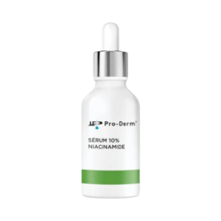 10% Niacinamide Serum on white background