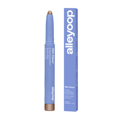Alleyoop 11th Hour Cream Eyeshadow and Liner Stick - Baby Pearl on white background