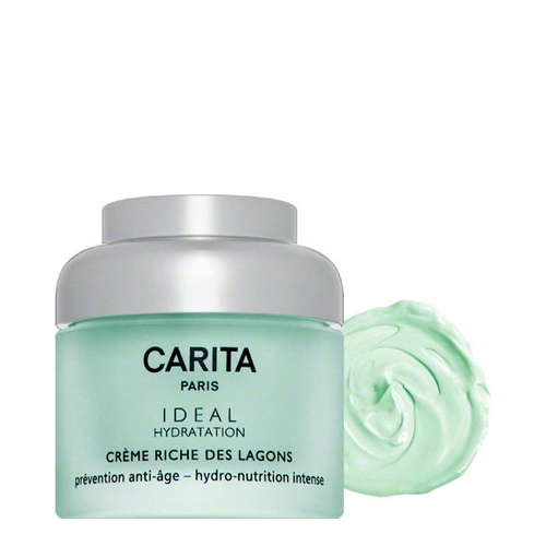 Carita Ideal Hydration Rich Lagoon Cream on white background