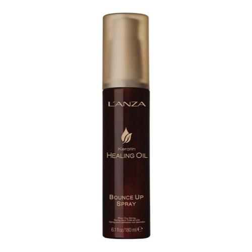 Lanza Keratin Healing Oil Bounce Up Spray on white background