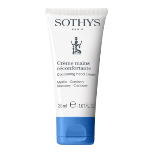Sothys Blueberry and Cranberry Cocooning Hand Cream on white background