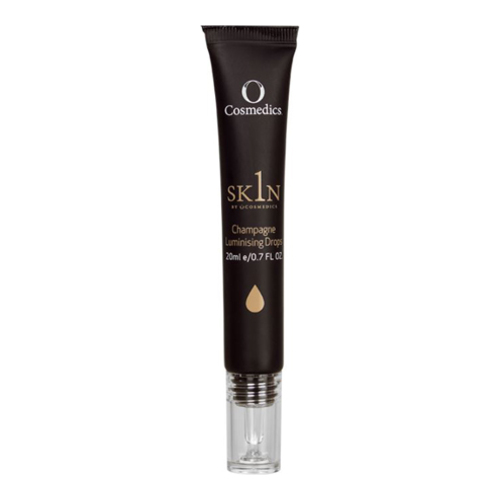 O Cosmedics 1Skin Champagne Luminising Drops on white background