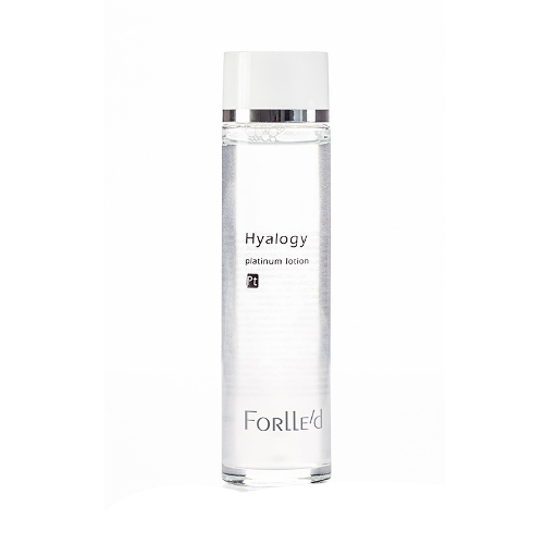 Forlled Hyalogy Platinum Lotion on white background