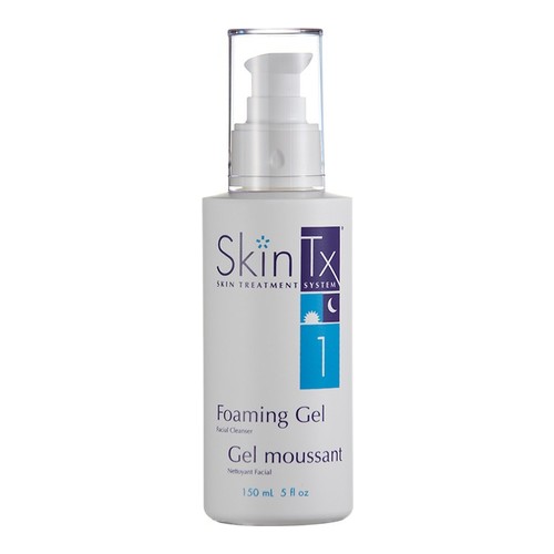 SkinTx Foaming Gel on white background
