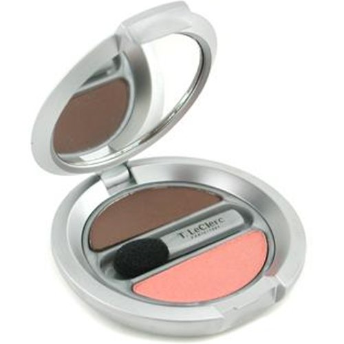 T LeClerc Eyeshadow Duo - Rose Charbon on white background