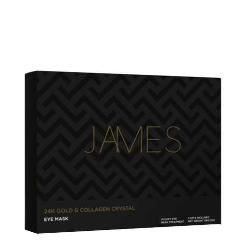 James Cosmetics 24K Gold Collagen Crystal Eye Mask on white background