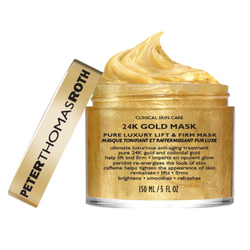 24K Gold Mask on white background