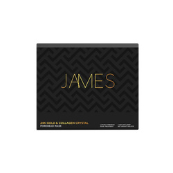 24K Gold and Collagen Crystal Forehead Mask on white background