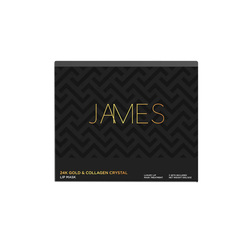 24K Gold and Collagen Crystal Lip Mask on white background