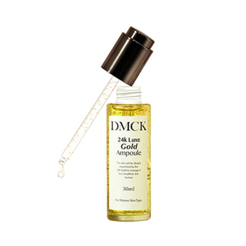 DMCK 24K Luxe Gold Ampoule on white background