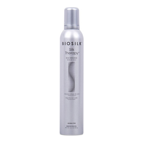 Biosilk  Silk Therapy Silk Mousse on white background