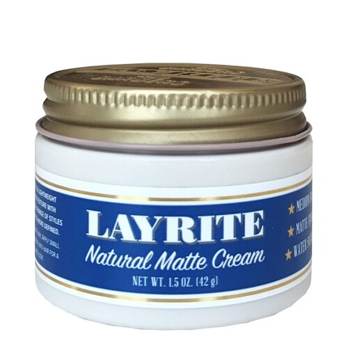 Layrite Natural Matte Cream on white background