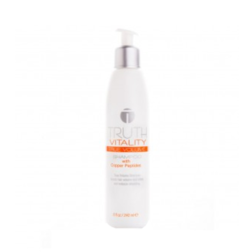 Truth Vitality True Volume Shampoo With Copper Peptides on white background