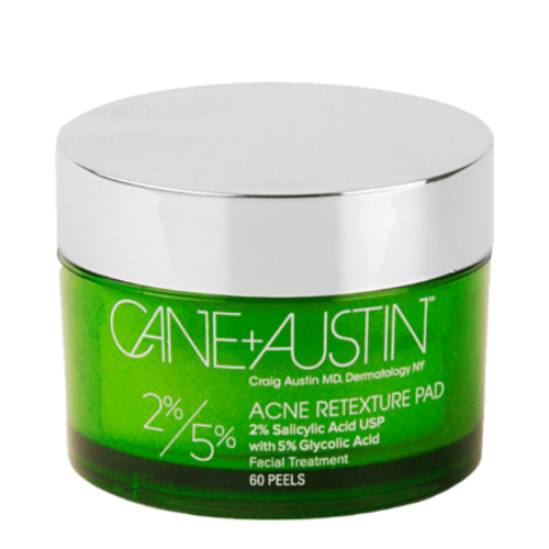 Cane And Austin 2%-5% Acne Retexture Pad + on white background