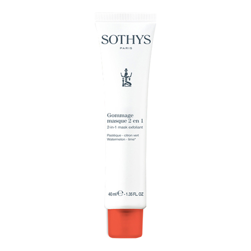Sothys 2 in 1 Mask Exfoliant Lime and Watermelon on white background