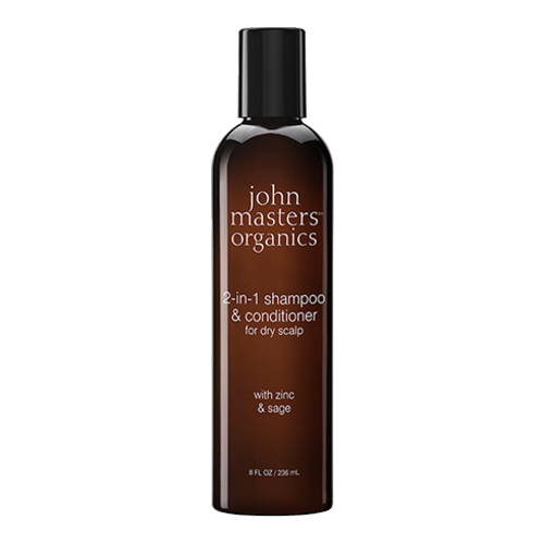 John Masters Organics 2-in-1 Shampoo and Conditioner with Zinc and Sage, 236ml/8 fl oz