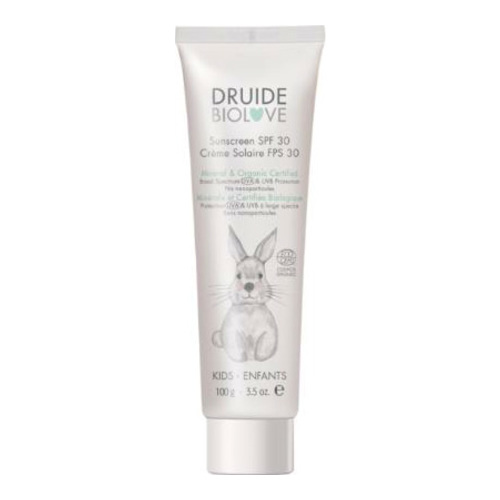 Druide BioLove Sunscreen SPF 30 on white background