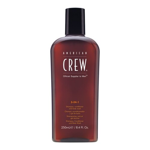 American Crew 3-IN-1 Shampoo on white background