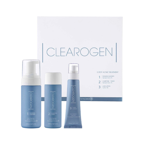 Clearogen 3 Step Acne Treatment Set for Sensitive Skin - 2 Month Supply, 1 set