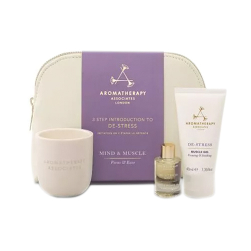 Aromatherapy Associates 3 Step Introduction to De-Stress on white background