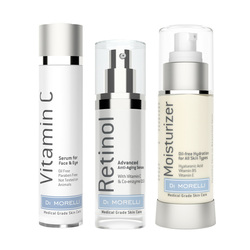 3 Step Solution Anti-Aging on white background